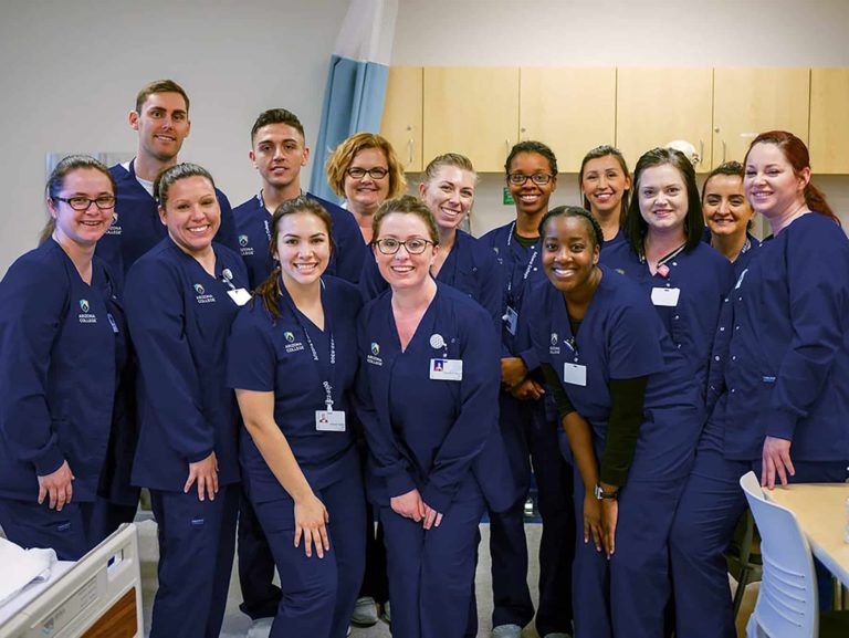 Nursing Degree Program students at Arizona College of Nursing school.