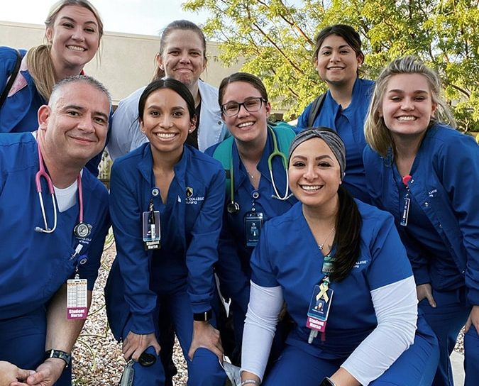 nursing students group pic