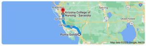 Directions from Punta Gorda to Arizona College of Nursing