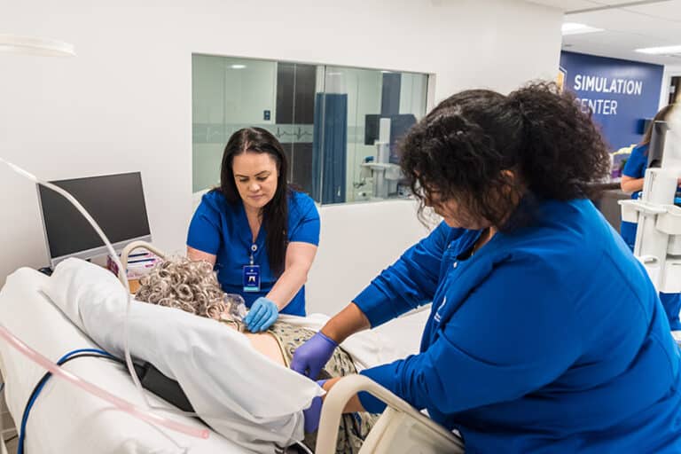 Nursing Degree Students in Class at Arizona College