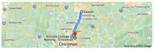 Driving Directions from Dayton Ohio to Arizona College of Nursing in Cincinnati