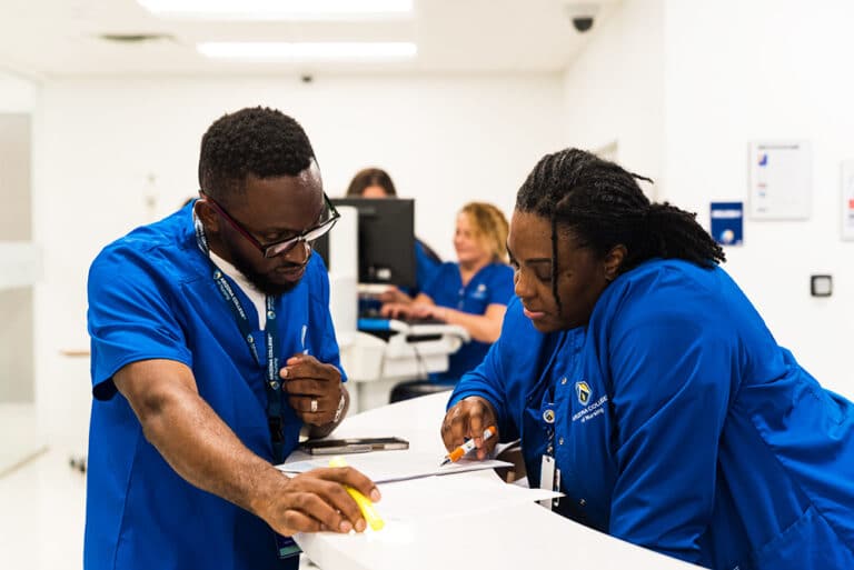 Nursing College Students Preparing For NCLEX Exam