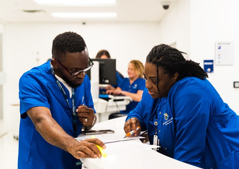 Nursing College Students Preparing For NCLEX Exam