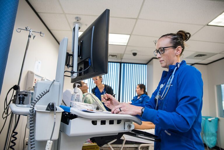 Nursing School Student Preparing For NCLEX Exam