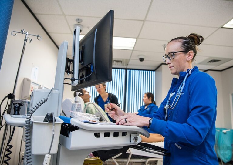 Nursing School Student Preparing For NCLEX Exam