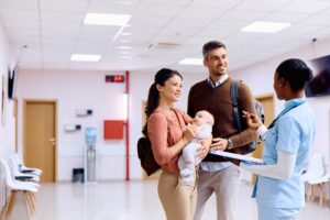 Pediatric Nursing Career Photo of Nurse With Family