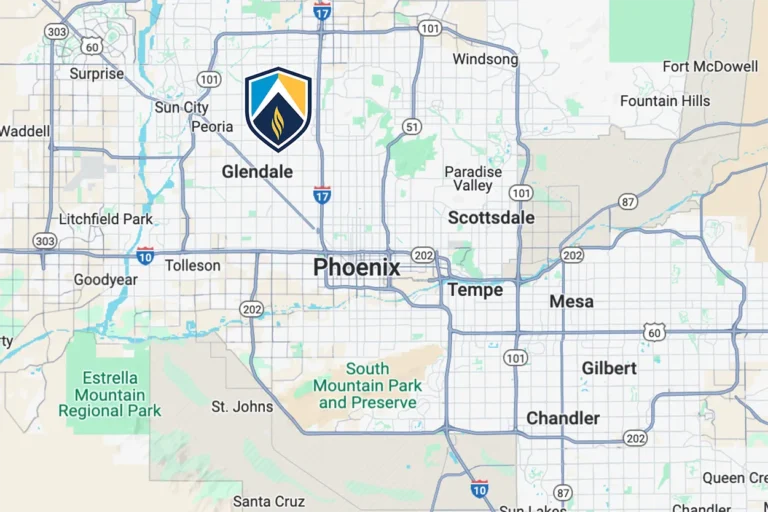 Glendale Massage Therapy School Campus Map
