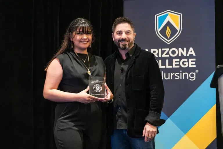 Nursing school scholarship winner from Tempe campus