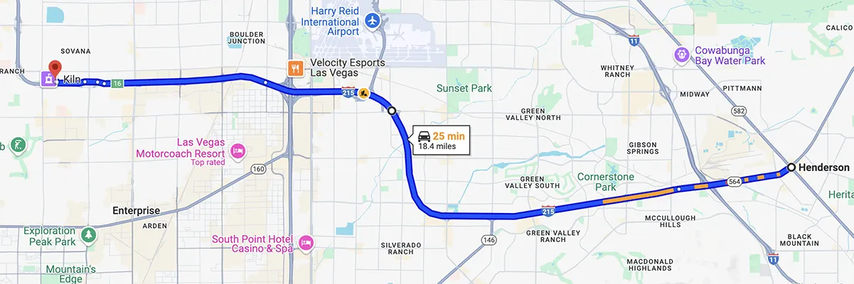 Nursing degree campus directions from Henderson Nevada to Arizona College of Nursing - Las Vegas